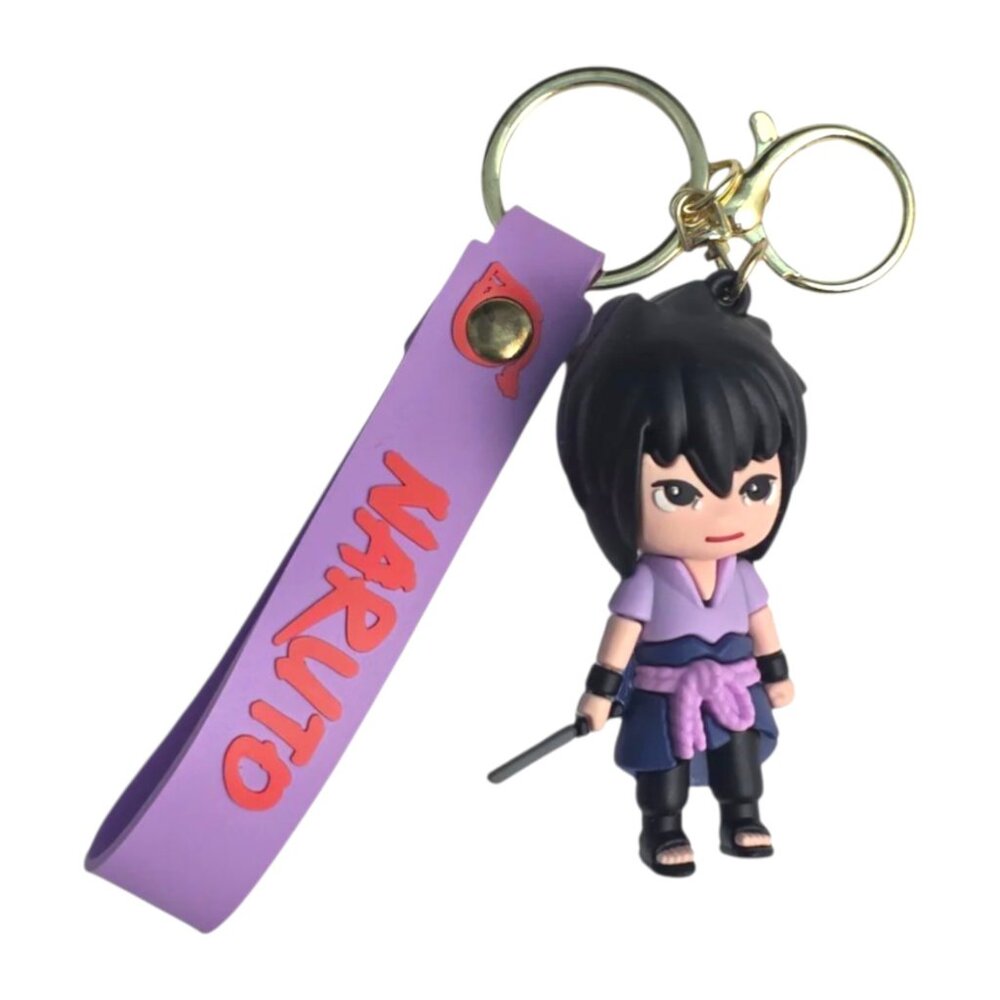 Naruto Kakashi Hatake Keychain Anime Chibi Character Figure Bag Charm
